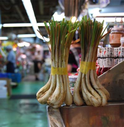 島らっきょう泥付き（冷蔵）500g